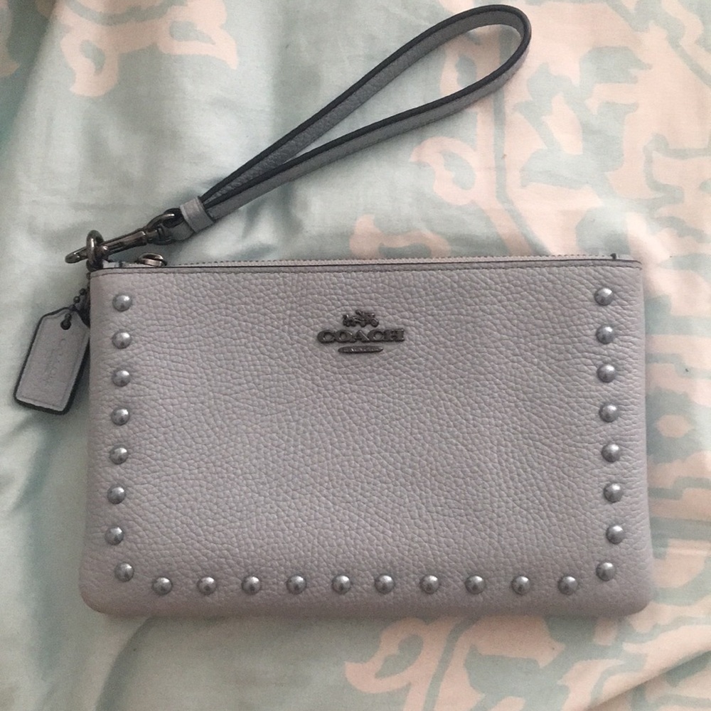 Coach retail large wristlet